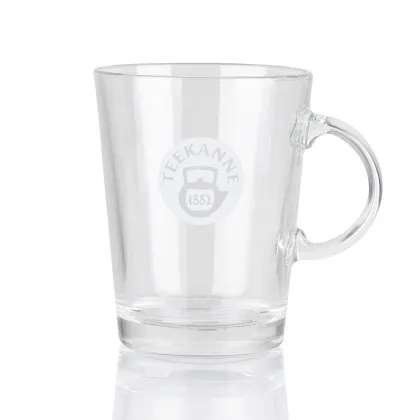 Teekanne Teeglas mit Henkel 6 St&uuml;ck